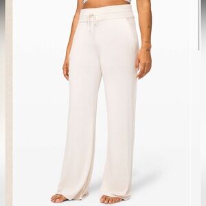 Lululemon In The Comfort Zone Wide Leg Pant cashmere blend Elevated athleisure